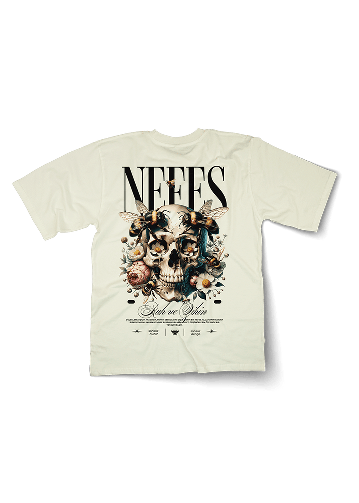Nefes Skull Oversized T-shirt - OrginalTurq