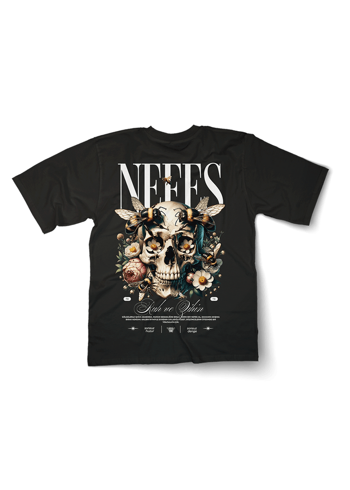 Nefes Skull Oversized T-shirt - OrginalTurq