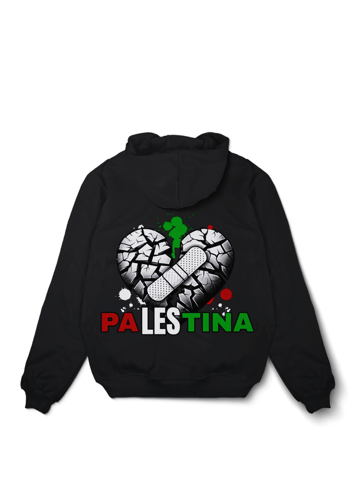 Palestina Broken Hearth Oversized Hoodie - OrginalTurq
