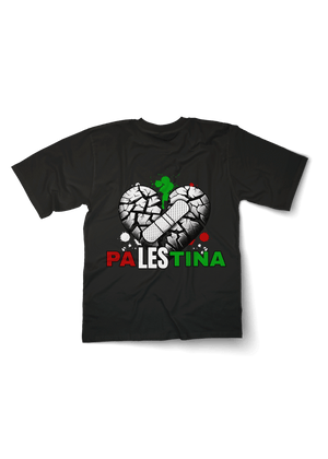 Palestina Broken Hearth Oversized T-shirt - OrginalTurq