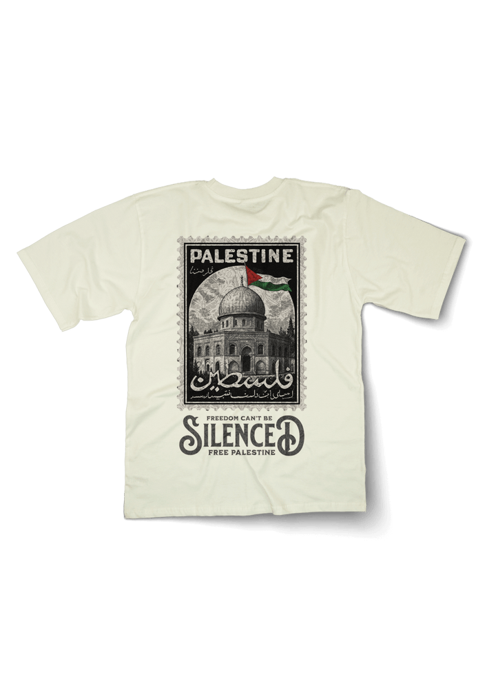 Palestina No Silence Oversized T-shirt - OrginalTurq