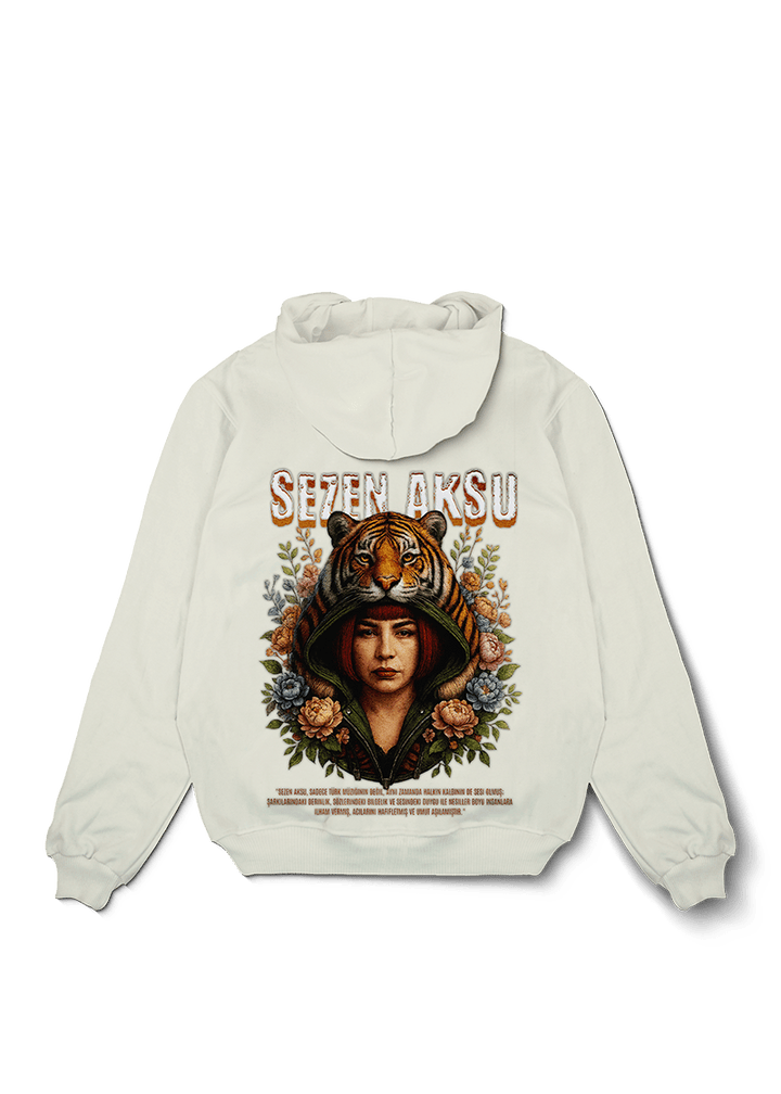 Sezen Aksu Kaplan Oversized Hoodie - OrginalTurq