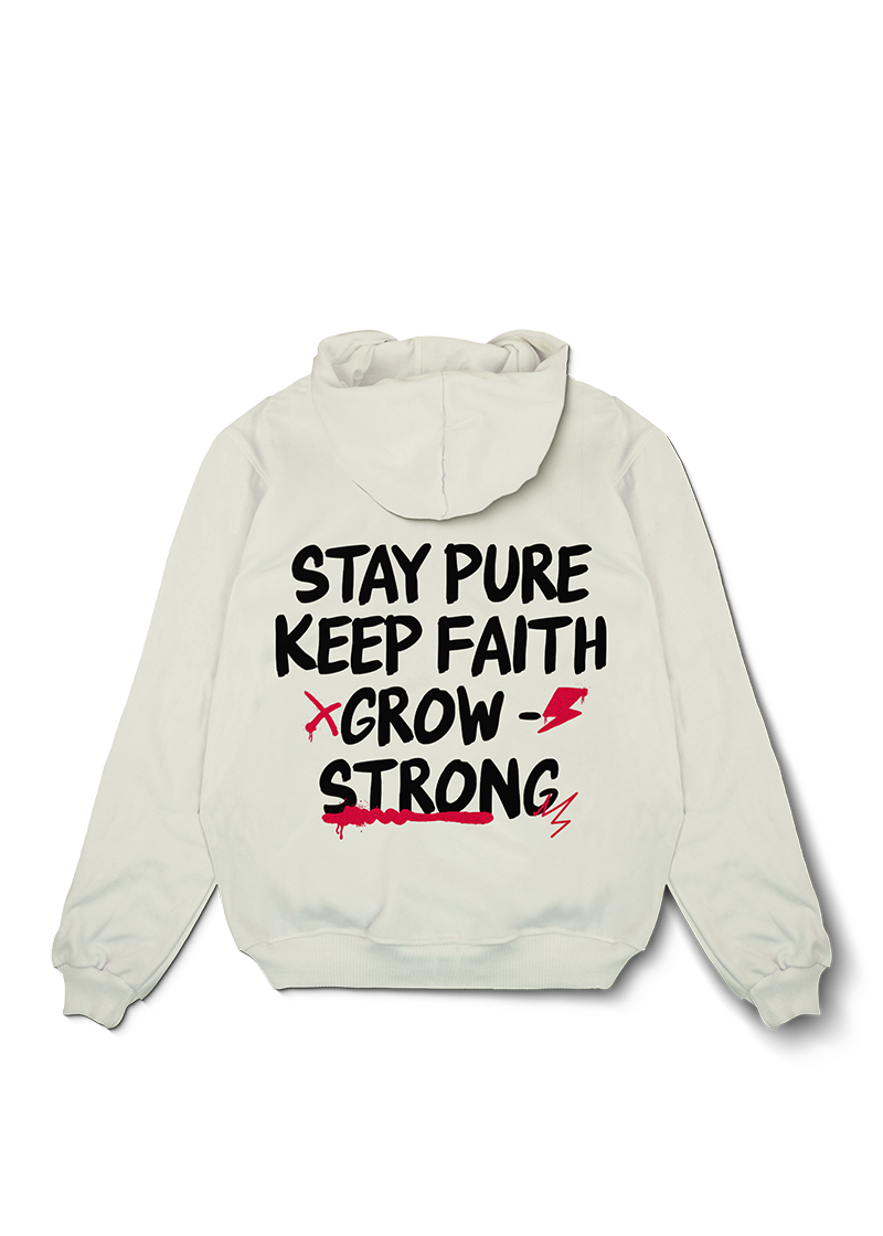 Stay Pure Oversized Hoodie
