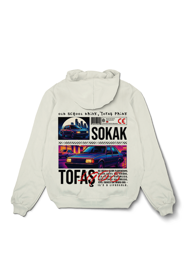 Tofas Old School Oversized Hoodie - OrginalTurq