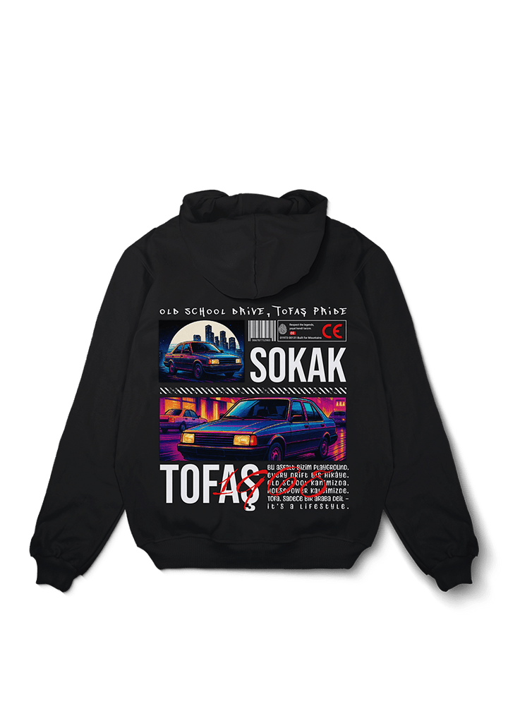 Tofas Old School Oversized Hoodie - OrginalTurq