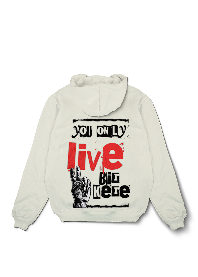 You only live Bir Kere Oversized Hoodie - OrginalTurq